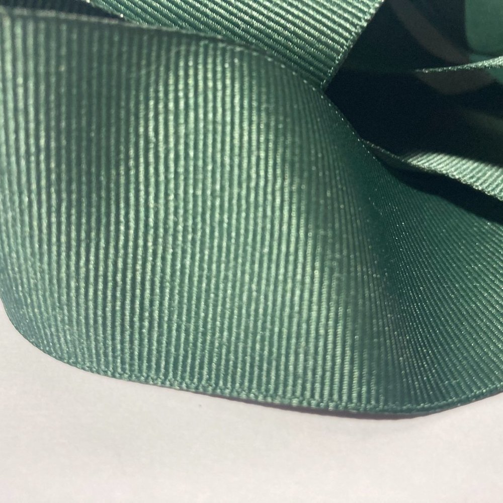 Green Ribbed Sash Ribbon 1.5" - Picture 2 of 11